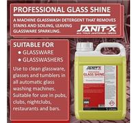 Janit-X Professional Machine Glass Shine Detergent 5 Litre
