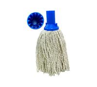 Janit-X PY 14 Colour Coded Mops & Handles 250g Red, Blue, Green, White & Yellow (Blue Mop Head x 1, No Handle)