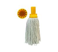 Janit-X PY 14 Colour Coded Mops & Handles 250g Red, Blue, Green, White & Yellow (Yellow Mop Head x 2, No Handle)