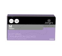 Janitorial Express DG032-M Premium Soft Vinyl Examination Glove, Powder Free, Medium, Natural