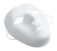 JanJean Cool Halloween Ghost Mask with Spooky Design Versatile for Hip Hop Street Dance Performances Cosplay Parties White Woman One Size