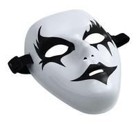 JanJean Cool Halloween Ghost Mask with Spooky Design Versatile for Hip Hop Street Dance Performances Cosplay Parties Type E One Size