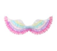 JanJean Deluxe Light Up Angel Wings Set Realistic Feather Design with Secure Arm Straps for Events Stage Productions Type E 75x26 One Size