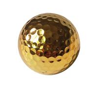 JanJean Double-Layer Gold-Plated Golf Balls (Electroplated), Premium Gift Golf Balls 1Pc One Size