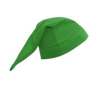 JanJean Elf Hat with Embroidered Details Professional Grade Christmas Accessory for Performers Santas Helpers Cosplay Green One Size