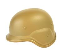 JanJean German Helmet Military Helmet Pith Helmets WW1 WW2 Helmets German Soldier Costume Soldier Hat Yellow One Size