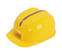 JanJean Kids Simulation Engineering Hat Parent-child Interactive Game Safety Engineering Hat With Reflective Safety Vest Orange One Size