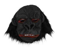 JanJean Men Other Wear Fun Gear Chimp Role Face Mask Joy Ape Garb Lemur Cosplay Party Props Baring Fangs One Size
