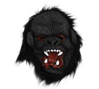 JanJean Men Other Wear Fun Gear Chimp Role Face Mask Joy Ape Garb Lemur Cosplay Party Props Showing Teeth One Size