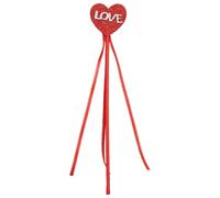 JanJean Valentine's Day Heart Headband for Women Girls Glitter Hair Bands with Magic Wand Stick Cute Dress Up Accessory 采购下单用 Magic Stick A One Size