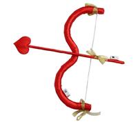 JanJean Wireless LED Cupid Archery Set Romantic Light Up Bow and Arrow for Valentine's Dances Halloween Photo Shoots Red One Size