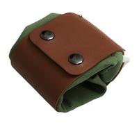 JanJean Women Unisex Other Men Gathering Mushroom Bag Harvest Bag Waxed Canvas Foraging Pouch Green One Size
