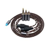 Janjunsi Upgrade Audio Cable Replacement Cord Compatible with Sennheiser HD580/HD650/HD660/HD600S/HD414/HD25 Headphone - 3 in 1 Plug with 2.5mm/3.5mm/4.4mm Plug
