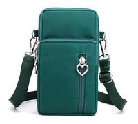 JANKS Small Crossbody Bags for Women Mini Cell Phone Purses with Crossbody Strap Phone Wallet Purses Shoulder Bag Nylon Arm Bag