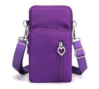 JANKS Small Crossbody Bags for Women Mini Cell Phone Purses with Crossbody Strap Phone Wallet Purses Shoulder Bag Nylon Arm Bag