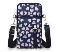 JANKS Small Crossbody Bags for Women Mini Cell Phone Purses with Crossbody Strap Phone Wallet Purses Shoulder Bag Nylon Arm Bag