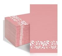 Janlaugh 200 Pack Cielito Lindo Party Paper Napkins Mexican Barro Disposable Hand Napkins Mexican Fiesta Paper Hand Towel for Cinco De Mayo Wedding Birthday Party Decorations (Pink,Modern Style)