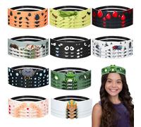 Janlaugh 30 Pcs Passover Plagues Felt Headbands Ten Plagues Face Hats Story Characters Thick Felt Hats Animal Cartoon Passover Seder Gifts Jewish Holiday Party Decorations