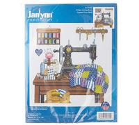 Janlynn 017-0100 Antique Sewing Room Cross-Stitch Counted Kits