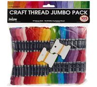 Janlynn 1-Piece 105 Skeins Jumbo Craft Thread Pack