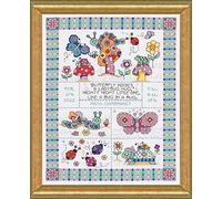 Janlynn 1-Piece Bug in a Rug Counted Cross Stitch Kit