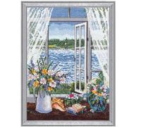 Janlynn counted cross stitch kit "A Breeze Off The Ocean", 23x30cm
