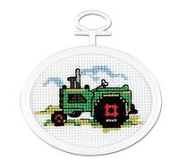Janlynn Counted Cross Stitch Kit with Frame, Cotton, Multicolored, 2-3/2-Inch