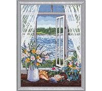 Janlynn Design Works Counted Cross Stitch Kit - Breeze Off The Ocean 23 x 30cm