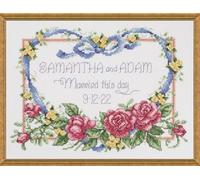 Janlynn Married This Day Counted Cross Stitch Kit, Cotton, Multi-Colour, 8"x10"