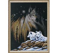 Janlynn Northern Lights Counted Cross Stitch Kit, Cotton