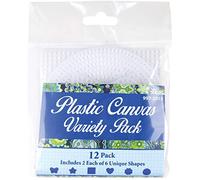 Janlynn Plastic Canvas Shapes 7 Count 12/Pkg-Variety