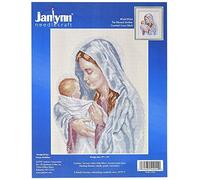 Janlynn The Blessed Mother Counted Cross Stitch Kit, Cotton, Multicolored, by The Yard