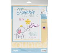 Janlynn Twinkle Little Star Counted Cross Stitch Kit, Cotton, Multi-Colour, 23 x 30 x 0.1 cm