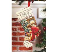 Janlynn Waiting for Santa Stocking Counted Cross Stitch Kit