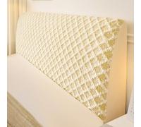 JANMEYO Headboard Cover Full Bed Headboard Cover Simple Modern Dustproof Headboard Wrap Universal Stretch Bed Headboard Backres Covers All-Inclusive Furniture Cover-Yellow||200 * 65cm