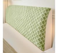 JANMEYO Headboard Cover Full Bed Headboard Cover Simple Modern Dustproof Headboard Wrap Universal Stretch Bed Headboard Backres Covers All-Inclusive Furniture Cover-Green||200 * 65cm