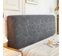 JANMEYO Headboard Cover Universal Dustproof Bed Headboard Backres Covers Modern Elastic Bed Head Slipcover Simple Headboard Protector Cover Bedroom Decoration-Dark Gray||200 * 70cm