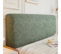 JANMEYO Headboard Cover Universal Dustproof Bed Headboard Backres Covers Modern Elastic Bed Head Slipcover Simple Headboard Protector Cover Bedroom Decoration-Green||150 * 70cm