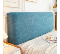 JANMEYO Headboard Cover Universal Dustproof Bed Headboard Backres Covers Modern Elastic Bed Head Slipcover Simple Headboard Protector Cover Bedroom Decoration-Blue-2||220 * 70cm