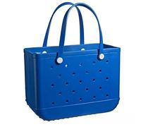Janmobrian Beach Bag, Beach Bags for Women Beach Bags Waterproof Sandproof Large Size EVA Waterproof Rubber Outdoor Portable Travel Bags Washable Tote Bag For Beach Sports(7,48x24x36CM)