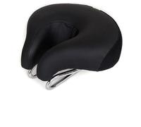 Janmobrian Bicycle Seat, Bike Saddle 1pc Bicycle Nose-Less Seat Cusion Saddle Bike Thickened Super Soft Cushion Armless(Black)