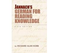 Jannach's German for Reading Knowledge
