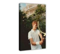 Jannik Sinner 02 Canvas Poster Bedroom Decor Landscape Office Room Decor Gift Frame-style 12x18inch(30x45cm)