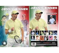 Jannik Sinner 2026 Calendar - A3 Size 30 x 42 cm, 12 Months of Great Photography