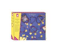 Janod - 10 Bracelets to Create - Floral & Liberty Style - Accessories included: Beads, Pom-poms, Bells - 3+ hours of activity - Ages 7