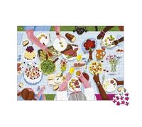 Janod - 1000 Piece Puzzle Adults Teenagers Children - Family Meal - Develops Patience and Dexterity - European manufacturing, Vegetable Inks and FSC Certified - From 8 Years - J02525