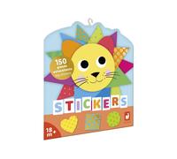 Janod 150 Stickers In Sheets Geometric Shapes