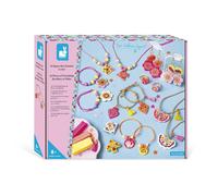 Janod - 16 Friendship Jewels to Create - Self-Creating Polymer Clay Charms - Creative Leisure Kit - Stimulates Creativity - Children's Manual Activity - From 7 Years and Up - J09186