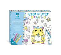 Janod 20 Drawings And Colourings With Glitter Markers