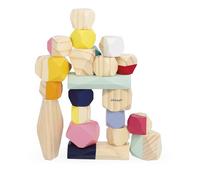 Janod Sweet Cocoon Stacking Stones Construction Game Multicolor 24 Months-6 Years Kids